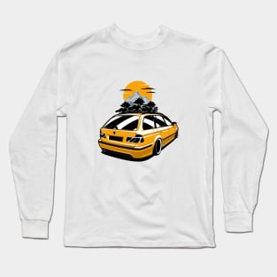 Yellow E39 Touring Mountains Long Sleeve T-Shirt